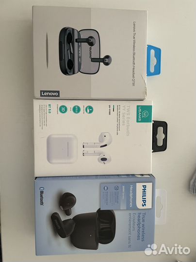 Беспроводные наушники lenovo philips usams