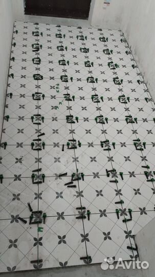 Укладка плитки. Облицовка керамогранит. Отделочник