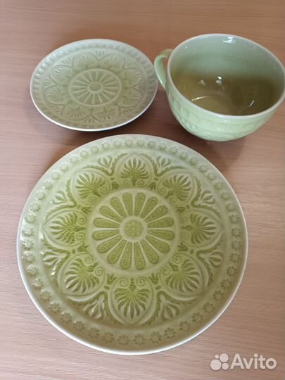 Чайная тройка керамика