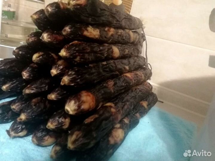 Конская колбаса казы, казылык (Халяль)