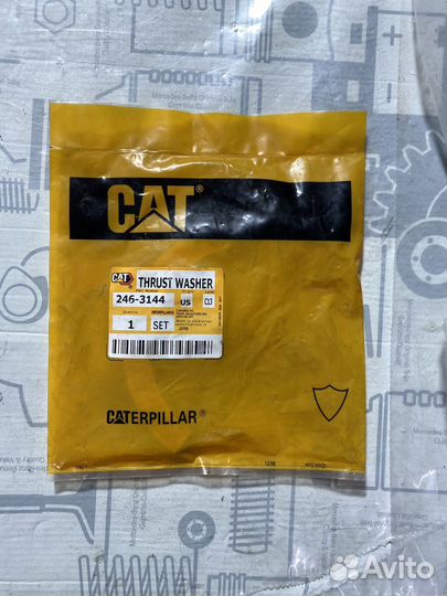 Вкладыш упорный коленвала Caterpillar246-3144