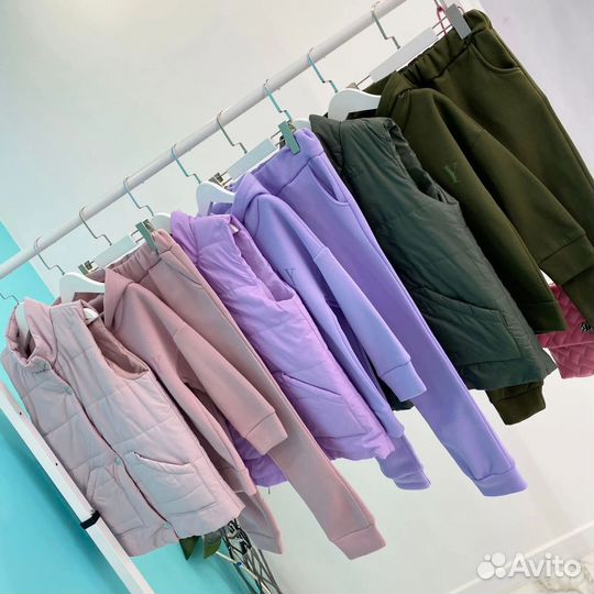 Костюм тройка на девочку от 128 до 146