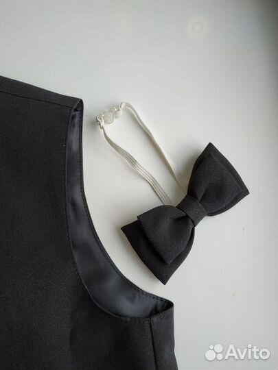 Комплект жилетка, бабочка и брюки, 116