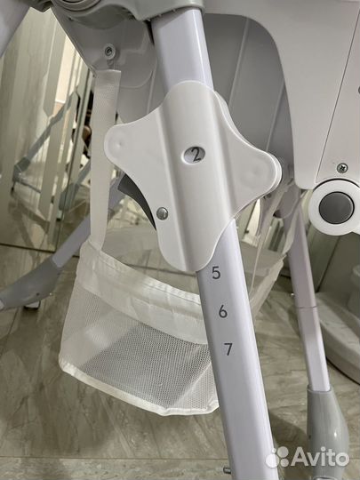 Стульчик для кормления Tommy серый