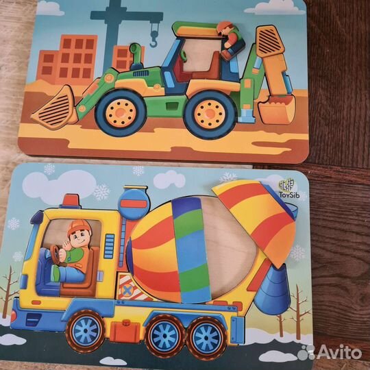 Развивающие игрушки на тему машинок