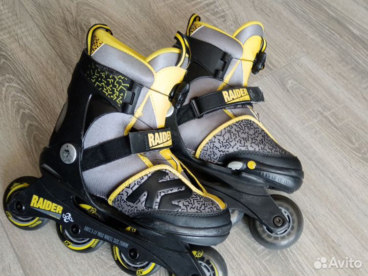 Коньки детские раздвижные роликовые K2 Raider BOA