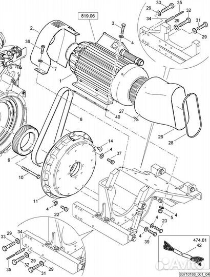 Generator 7814-845-004 400/230V(05767224,05767900)