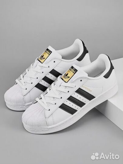 Кроссовки Adidas Originals Superstar белые s-2814