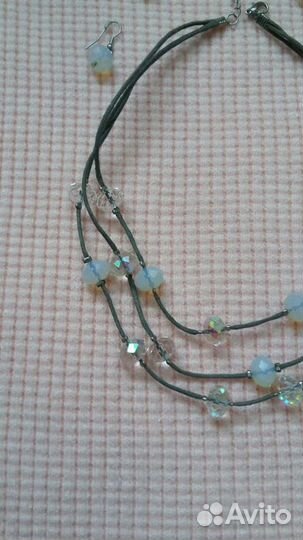 Бусы, колье с серёжками