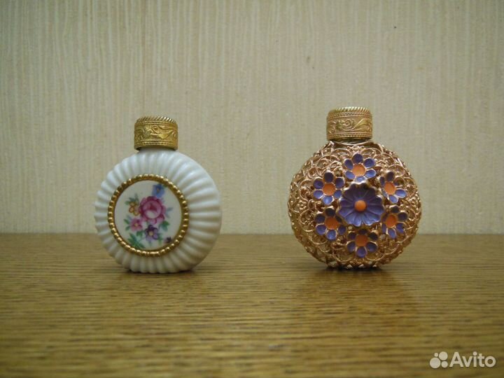 Флаконы для духов, масел, винтаж, Чехословакия