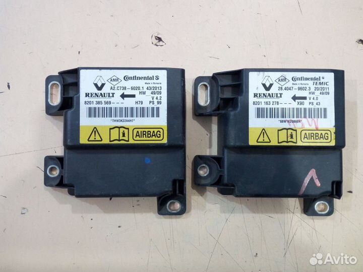 Блок управления AIR BAG Renault