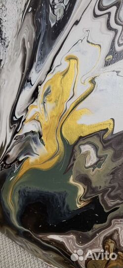 Интерьерная картина жидкий акрил