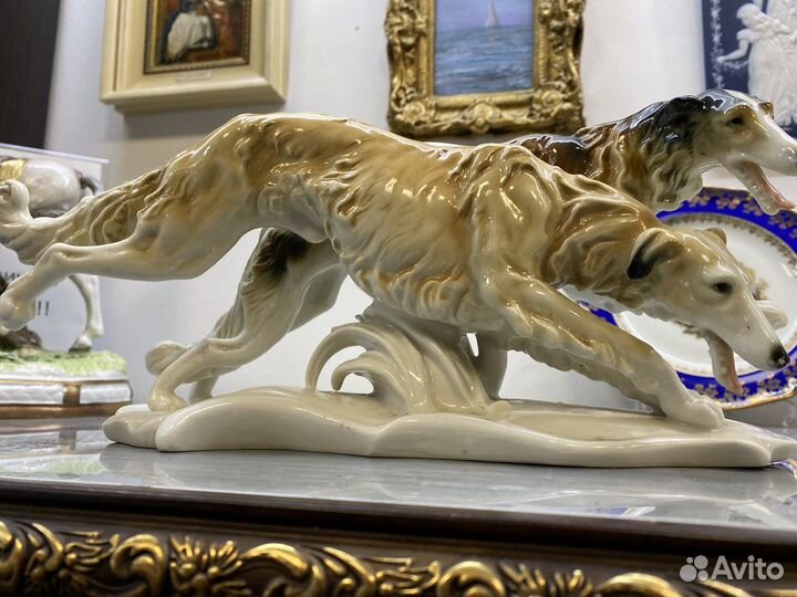 Фарфоровые статуэтки собак германия