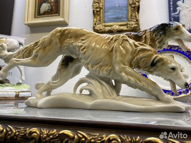 Фарфоровые статуэтки собак германия