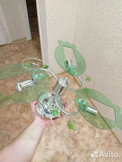 Люстра потолочная подвесная бу