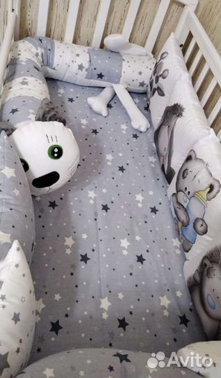 Бортики в детскую кроватку