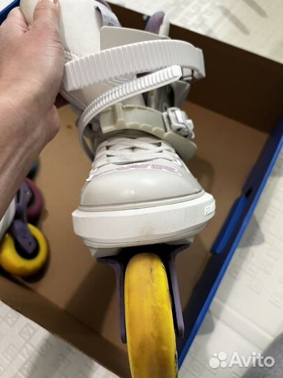 Роликовые коньки взрослые Powerslide Next Grey 80