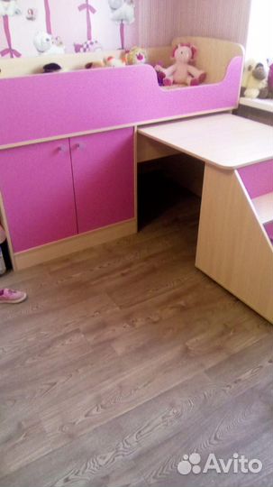 Кровать-чердак Дюймовочка 2