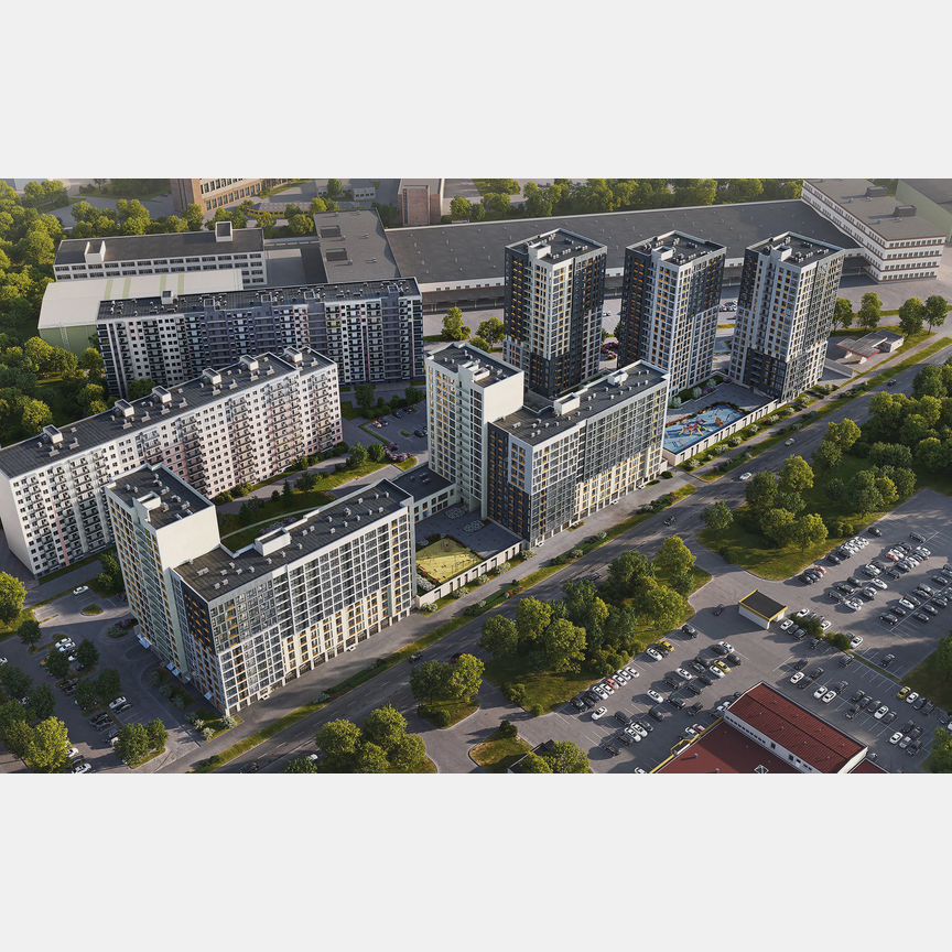 2-к. квартира, 63,5 м², 13/18 эт.