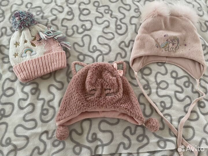 Шапки Mothercare для девочки 6-8 лет