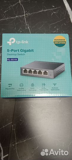 Настольный коммутатор тр-linк тl-SG105