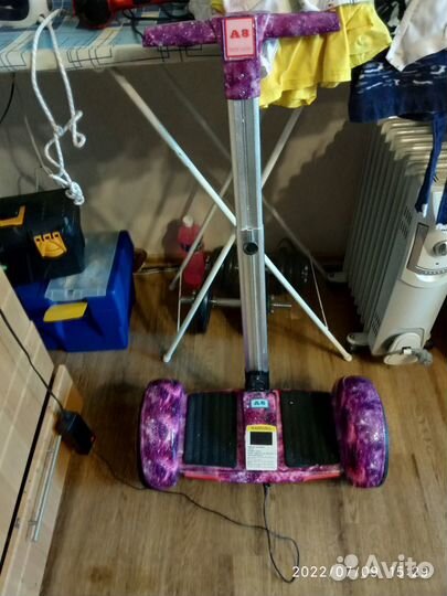 Гироскутер с ручкой A8 мини-сегвей