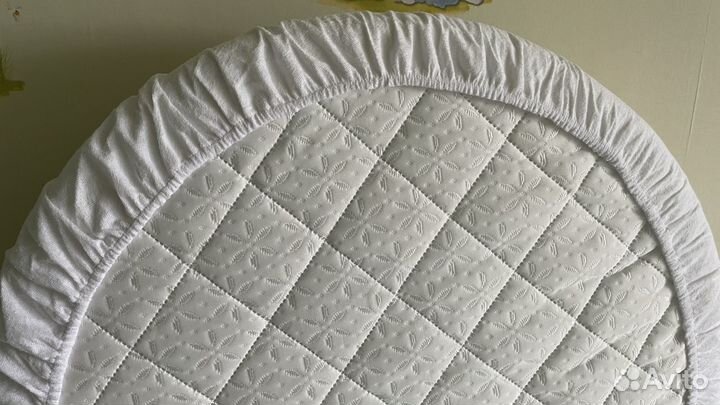 Матрас в круглую кроватку 75 см
