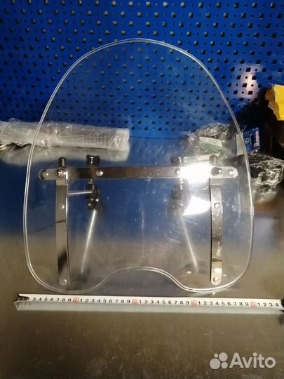 Стекло лобовое для мотоцикла универсальное