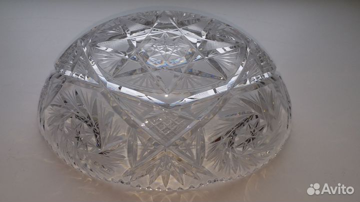 Хрусталь богемский ваза для фрук. и сладостей