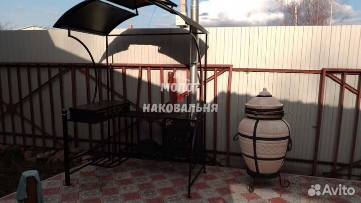 Беседка с мангалом