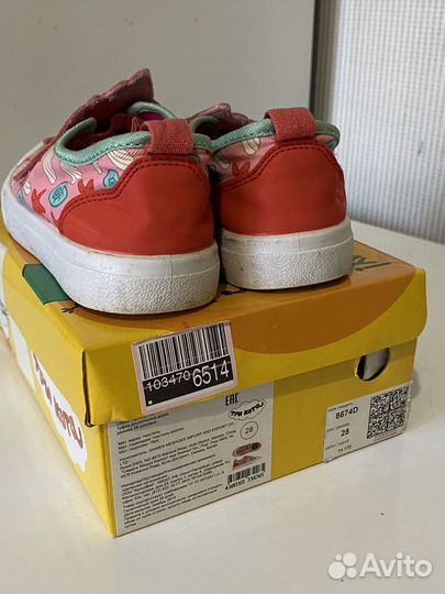 Кеды для девочки