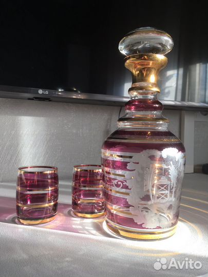 Графин Охота.Богемия.Чехия