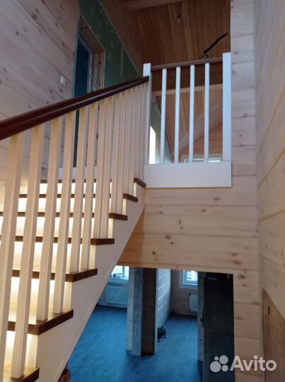Лестницы с деревянной облицовкой на заказ