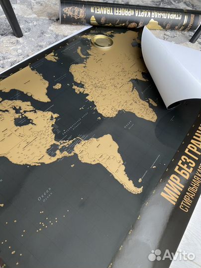 Стиральная карта мира proffi travel