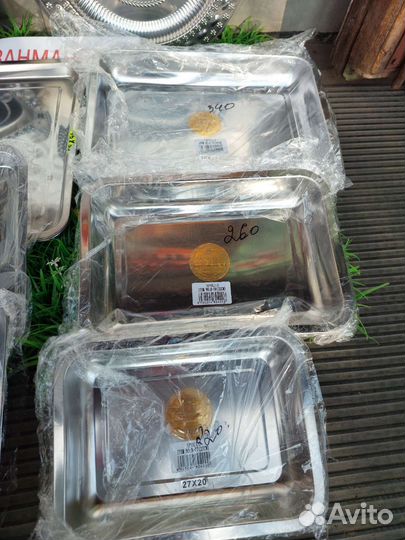 Поднос из нержавейки