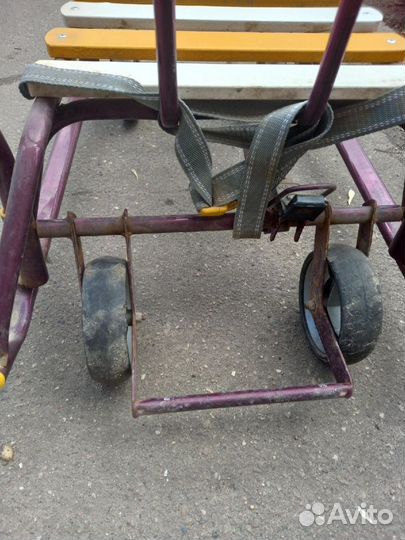 Детские санки с колесами