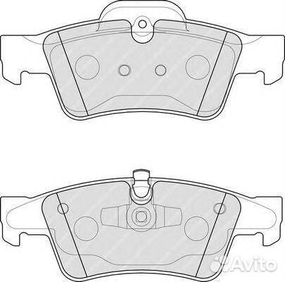 Задние тормозные колодки