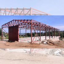 Каркас ангара 1000м², Ангарск