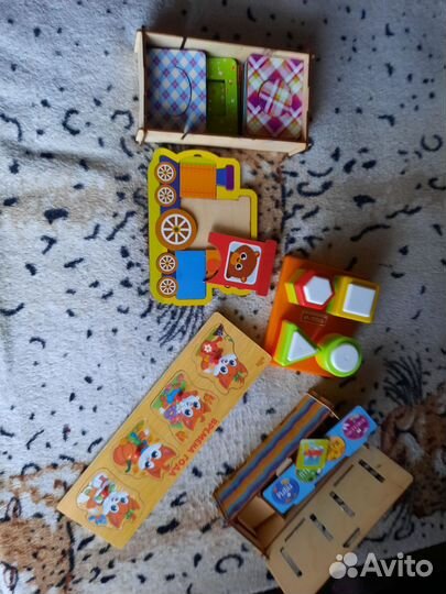 Деревянные развивающие игрушки