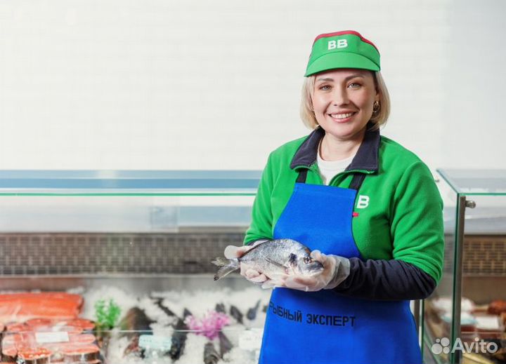 Продавец рыбы/морепродуктов б-р Подмосковный