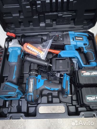 Набор аккумуляторных инструментов 3 в 1