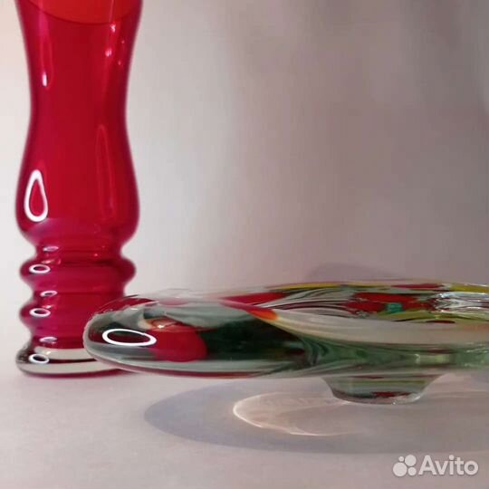 Сет из пепельницы и вазы винтаж