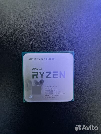 Процессор ryzen 5 3600