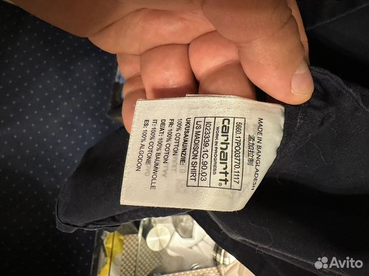 Carhartt рубашка оригинал