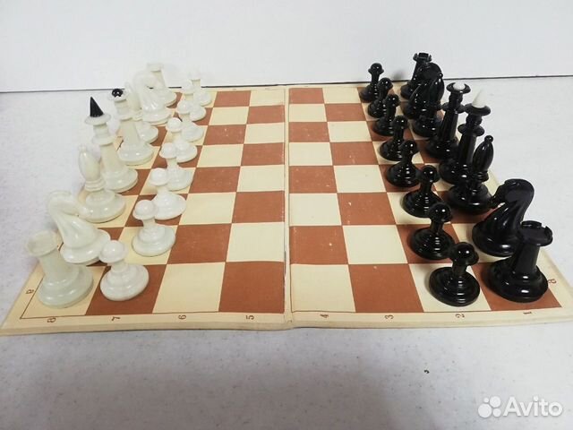Шахматы любительские СССР фигуры из карболита