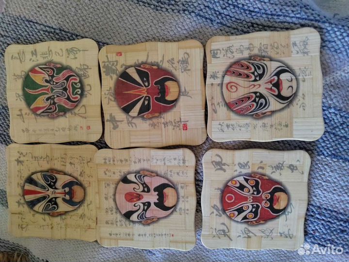 Подставки для кружек деревянные