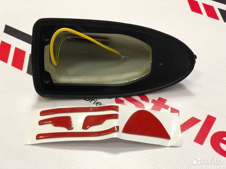 Антенна плавник Темный метал