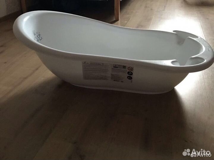 Детская ванночка белая Tega Baby