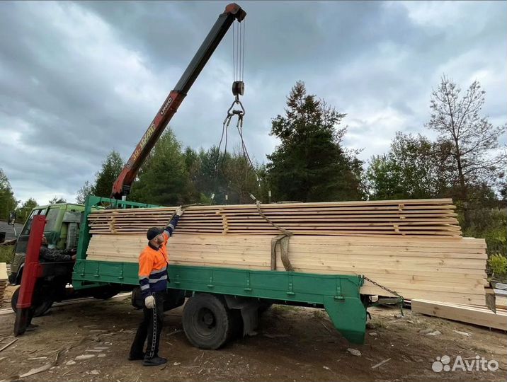 Доска обрезная сосна