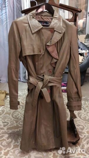 Кожаный плащ